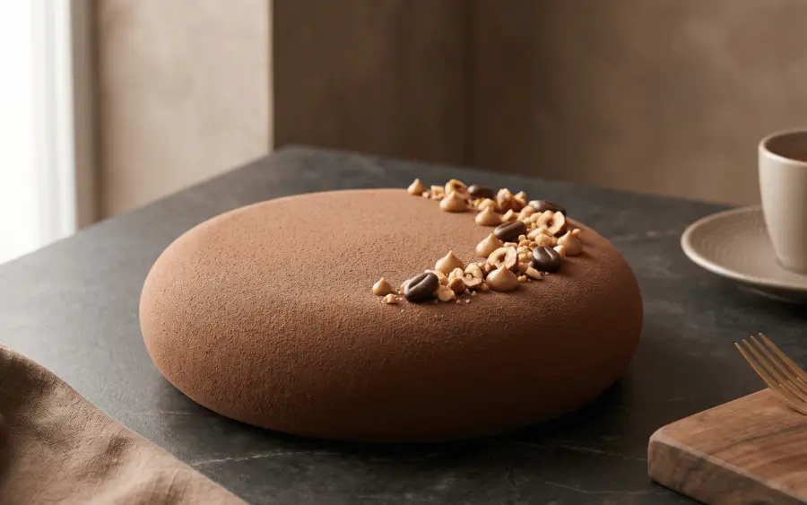 L'entremets café-noisette pour la fête des pères !
