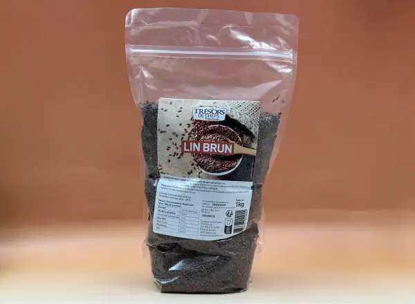 Graines de lin brun