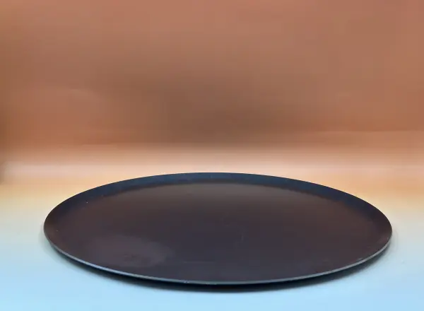 Plaque tole bleue à pizza