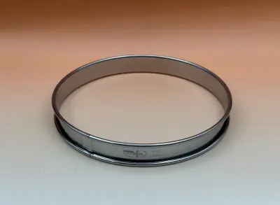 Cercle à tarte profond bord roulé