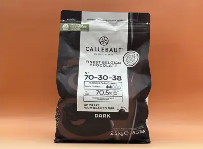 Pistoles de chocolat noir amère 7030